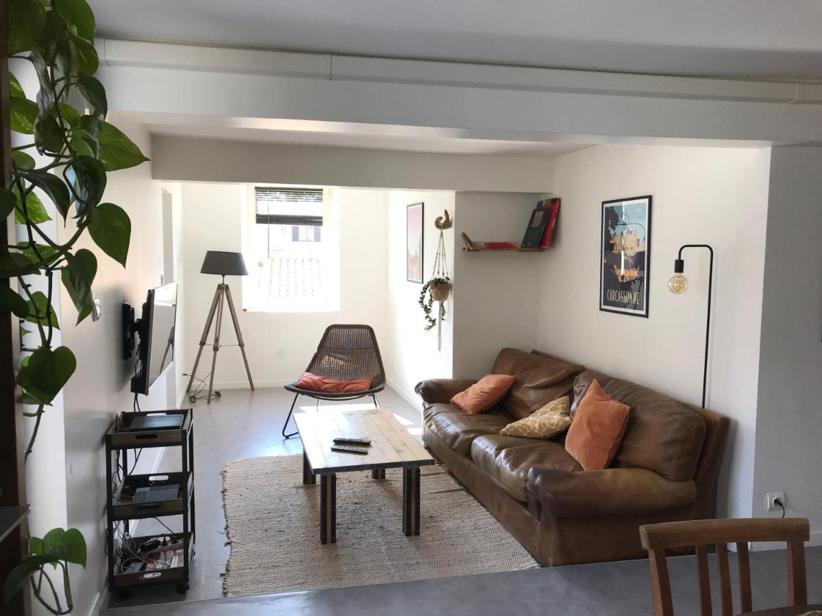 Appartement Climatise Avec Terrasse Carcassone Kültér fotó